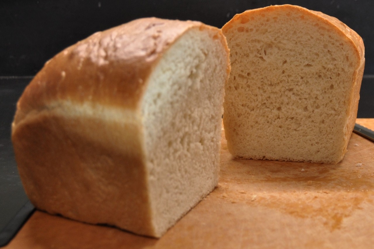 Soft and moist white sandwich bread for kids of all ages.